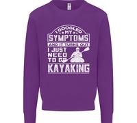 I Sintomi Devono Solo Andare In Kayak Maglione Divertente Uomo