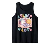 I Sleep A Lotl, Cute Axolotl Sleeping Canotta