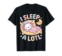 I Sleep A Lotl, Cute Axolotl Sleeping Maglietta