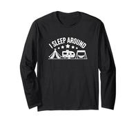I Sleep Around Tenda Rimorchio Camper Avventura Maglia a Manica