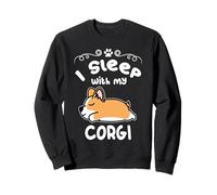 I Sleep with My Corgi Dog Sleeping Puppy Dogs Lovers Felpa