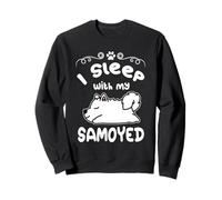I Sleep with My Samoyed Dog Sleeping Puppy Dogs Lovers Felpa