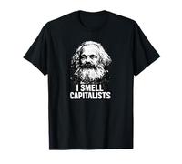 I Smell Capitalists, Karl Marx, Comunismo, Marx Maglietta