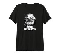 I Smell Capitalists, Karl Marx, Comunismo, Marx Maglietta Premium