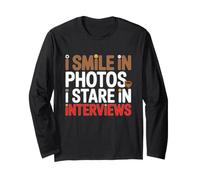 I Smile in Photos I Stare in INTERVIEWS Maglia a Manica