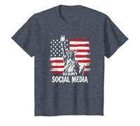 I Social Media di Old Glory Maglietta, Bambini, Pervinca, 2 Anni