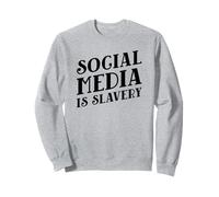 I Social Media Sono schiavitù (Digital Detox) Felpa