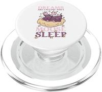 I sogni chiamano e io, alce, dormo, donne, alce carina PopSockets PopGrip per MagSafe