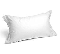 I SOGNI Coppia FEDERE in Flanella di Puro Cotone 52X82 (Bianco)