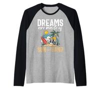 I Sogni Sono Fatti di Sun And Sand Beach Maglia con Maniche Raglan