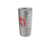 I soldi non possono comprare l"amore, ma possono bayou gamberi frutti di mare Bicchiere termico in acciaio inox doppia parete