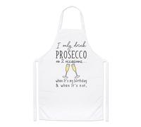 I Solo Bevanda Prosecco Su 2 Occasioni Chef Grembiule - Scherzo Divertente