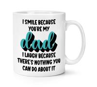 I Sorriso Perché Sei My Dad 284ml Tazza World's Best Awesome Sarcasm Divertente