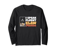 I Speak Fluent Claw Machine Cool Skill Gru Fan Claw Master Maglia a Manica