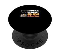 I Speak Fluent Claw Machine Cool Skill Gru Fan Claw Master PopSockets PopGrip Adesivo