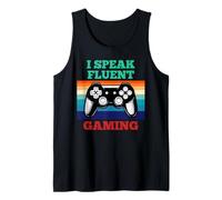 I Speak Fluent Console Gamer Controller per videogiochi Canotta