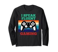 I Speak Fluent Console Gamer Controller per videogiochi Maglia a Manica