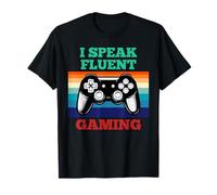 I Speak Fluent Console Gamer Controller per videogiochi Maglietta
