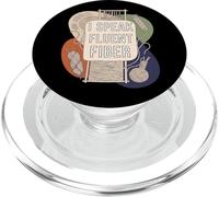 I Speak Fluent Fiber Funny Weaver Knitting Yarn Craft PopSockets PopGrip per MagSafe