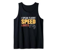 I Speak Fluent Limiti di velocità Divertenti ufficiali di pattuglia autostradale Canotta