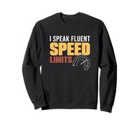 I Speak Fluent Limiti di velocità Divertenti ufficiali di pattuglia autostradale Felpa