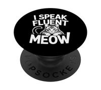 I Speak Fluent Meow PopSockets PopGrip Adesivo