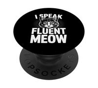 I Speak Fluent Meow PopSockets PopGrip Adesivo