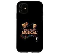 I Speak Fluent Musical Theater Broadway Show Design Custodia per iPhone 11