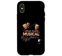 I Speak Fluent Musical Theater Broadway Show Design Custodia per iPhone X/XS