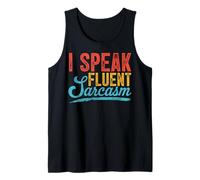 I Speak Fluent Sarcasmo Divertente Sarcastico Detto Canotta