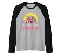 I Speak Fluent Toddler asilo nido divertente insegnante citazioni scuola Maglia con Maniche Raglan