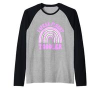 I Speak Fluent Toddler asilo nido divertente insegnante citazioni scuola Maglia con Maniche Raglan