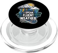 I Speak Fluent Weather Funny Meteorologist Forecast PopSockets PopGrip per MagSafe