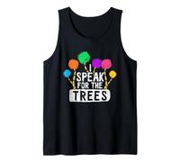 I Speak for Trees Earth Day Salva la consapevolezza della Terra Hippie Canotta