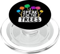 I Speak For Trees Earth Day Salva la consapevolezza della Terra Hippie PopSockets PopGrip per MagSafe