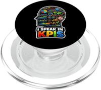 I Speak In KPI Funny Data Analyst Manager PopSockets PopGrip per MagSafe