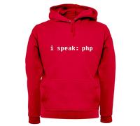 I Speak: Php - Adulti Felpa/Maglione - Codice Sviluppatore Programmatore