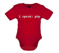 I Speak: Php - Bambino T-Shirt / Body - Codice Sviluppatore Programmatore Dev