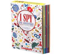 I SPY Epic Advanture 10 Books Of Picture Riddles Box Set With Free Magnifying Glass Bookmark