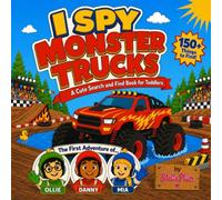 I Spy Monster Trucks: Spot Trucks, Stunts & Hidden Surprises! 20 Big Search and Find Scenes with 150+ Things to Find - A Cute Search & Find Book for Toddlers Ages 3-7