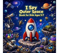 I Spy Outer Space Book for Kids Ages 5-7: A Challenging Search-and-Find Picture Puzzle Adventure - Rockets, Robots, Rovers, Astronauts, Stars & More