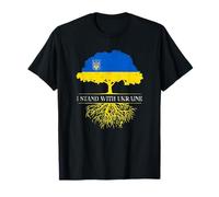 I Stand With Ukraine 2025 Maglie Bandiera Ucraina Libero Ucraina Maglietta