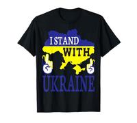 I Stand with Ukraine - Love Stop War - Ucraina Mappa Maglietta