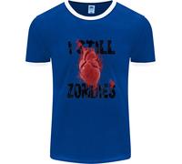 I Still Cuore Zombie Apocalypse Uomo Ringer Fotl