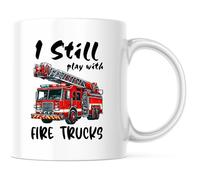 I Still Play With Fire Trucks Tazze Eleganti Tazzine Da Caffè Unico Mug Per Cappuccino Espresso Ufficio 330Ml