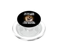I Stop Loving Dogs Will Be The Day I Stop Breathing Dog PopSockets PopGrip per MagSafe
