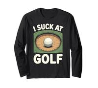 I succhiare a Golf perdente papà Sarcastico Scherzo Golf Maglia a Manica
