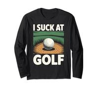 I succhiare a Golf perdente papà Sarcastico Scherzo Golf Maglia a Manica