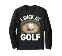 I Succhiare A Golf Scherzo Divertente Golf Perdente Sarcastico Uomini Golf Maglia a Manica