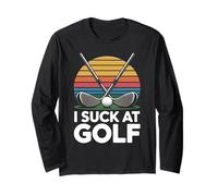 I Succhiare A Golf Scherzo Divertente Golf Perdente Sarcastico Uomini Golf Maglia a Manica